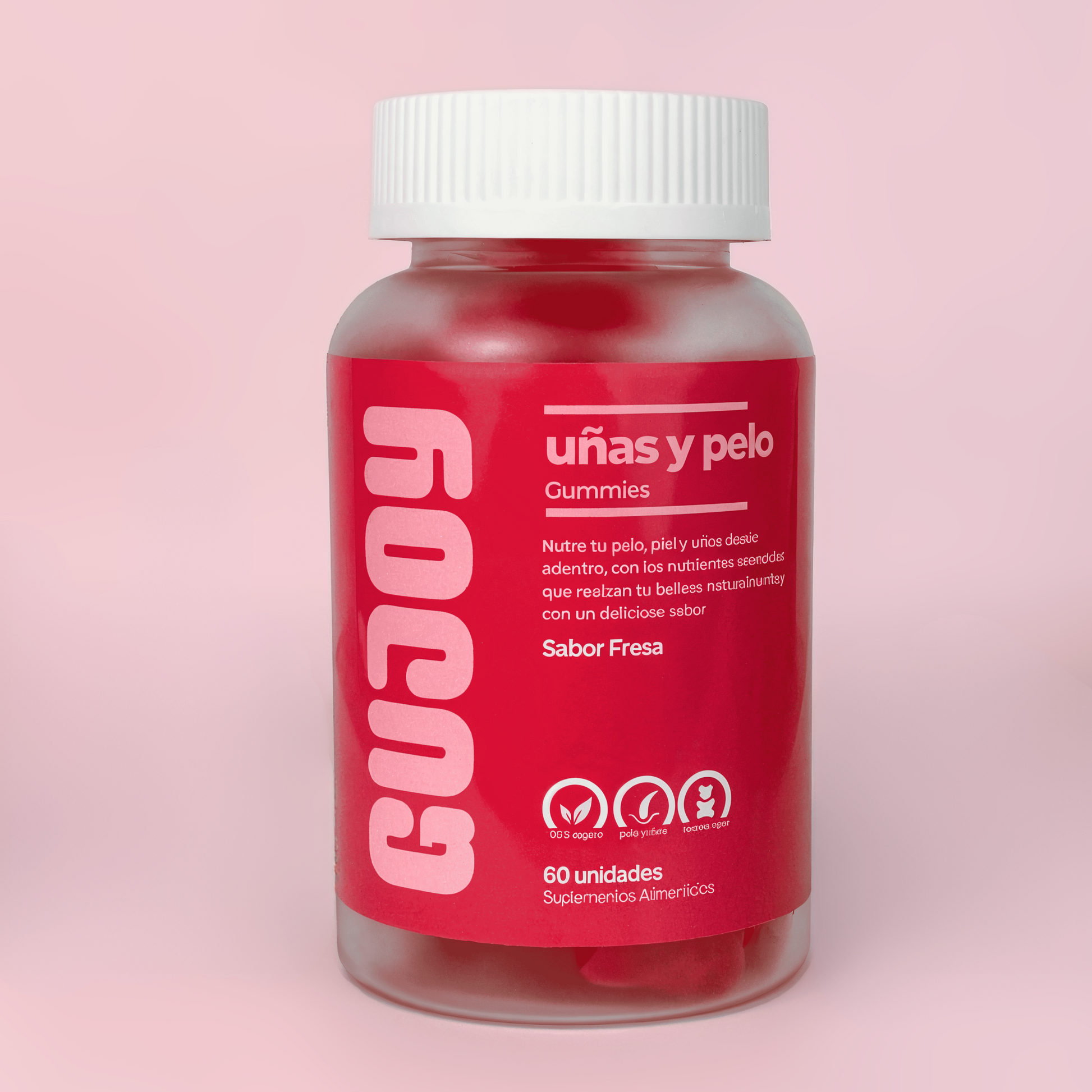 2x Gummies Para Pelo Y Uñas